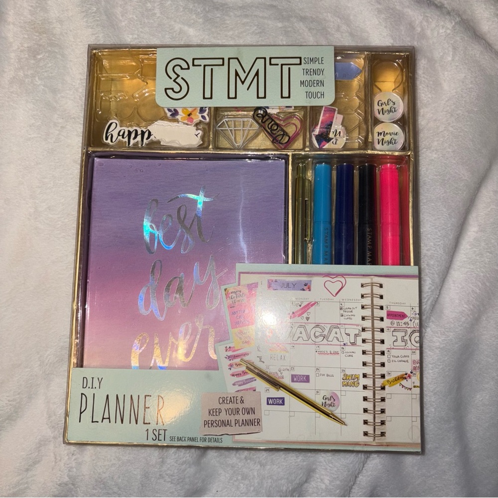 DIY Planner Set - Purple and Multicolor